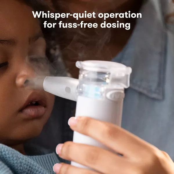 Ultra-quiet portable nebulizer - safe, efficient and convenient respiratory therapy