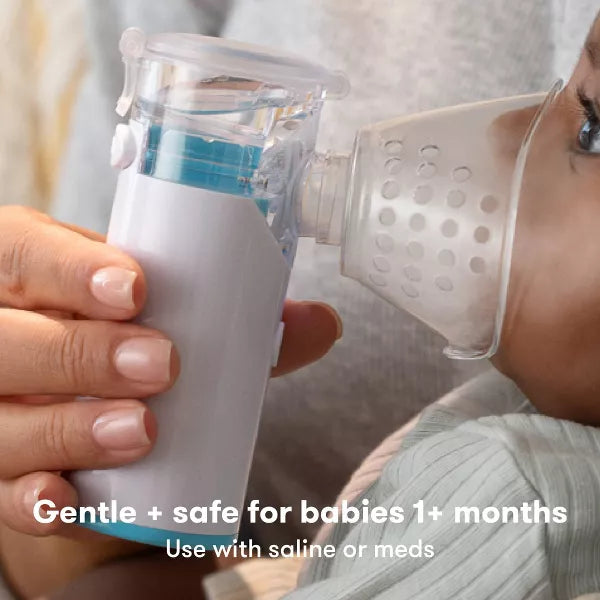 Ultra-quiet portable nebulizer - safe, efficient and convenient respiratory therapy